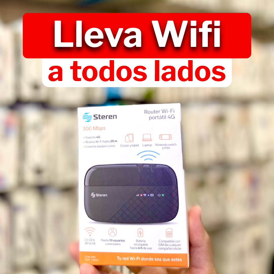 Router Wifi Steren 300MB/S COM-880 ¡Envio Gratis! – Tecnologia Mayorista