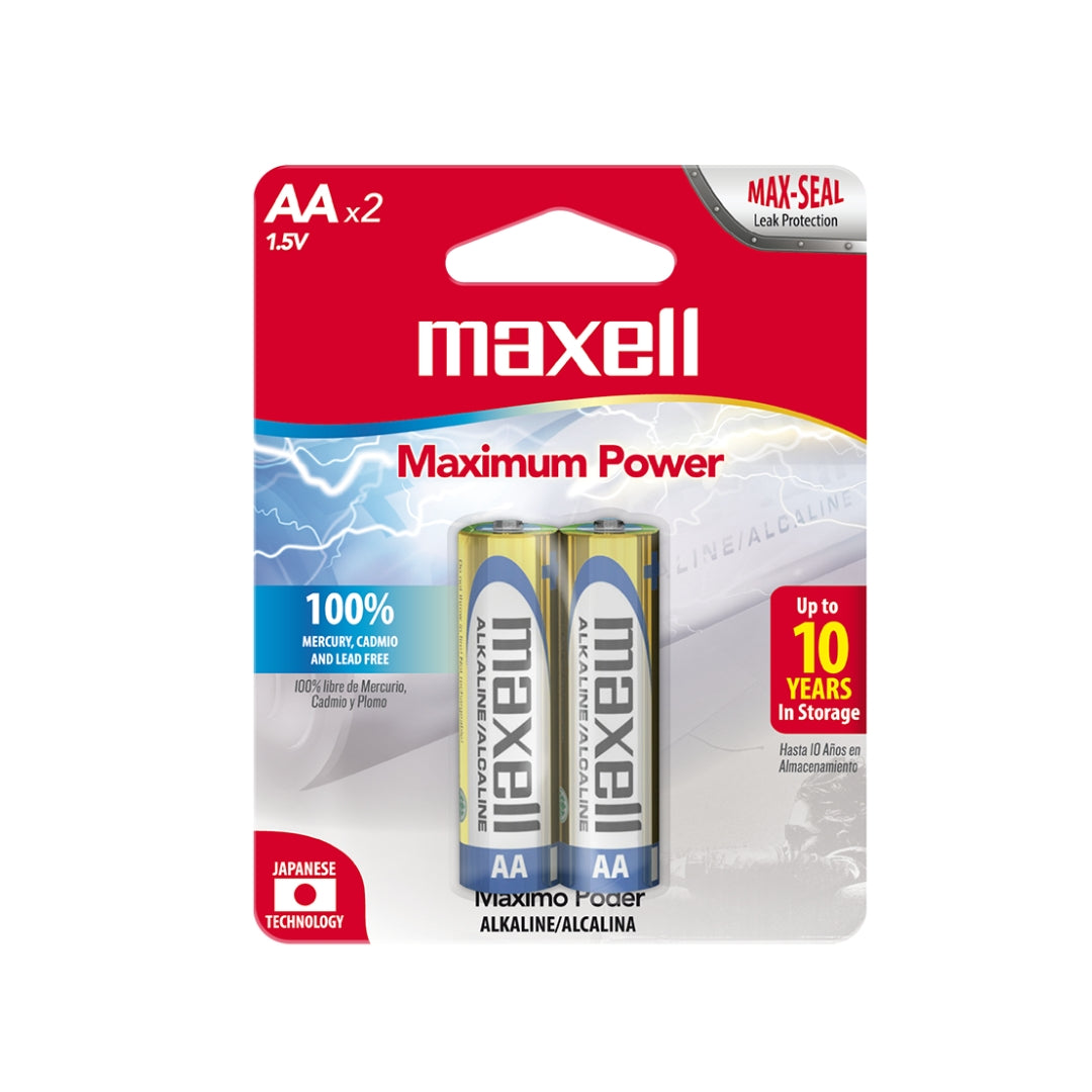 Pilas Alcalinas AA x 2 Unidades AA LR06 2PK