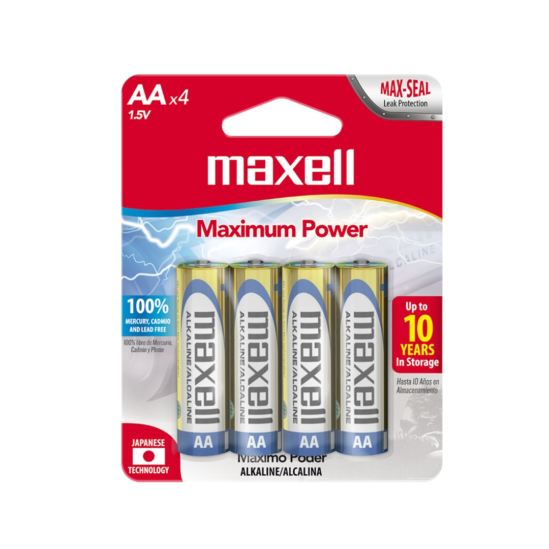 Pilas Alcalinas AA x 4 Unidades AA LR06 4PK