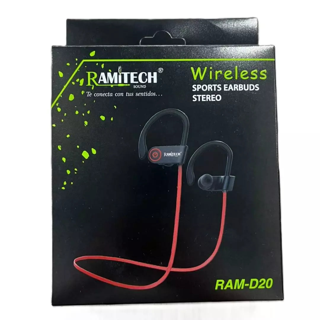 Audifonos Bluetooth Con Agarre De Oreja RAM-D20