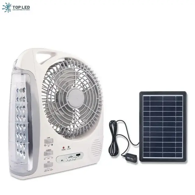 Ventilador Recargable 6 en 1 GDTimes GD-8028