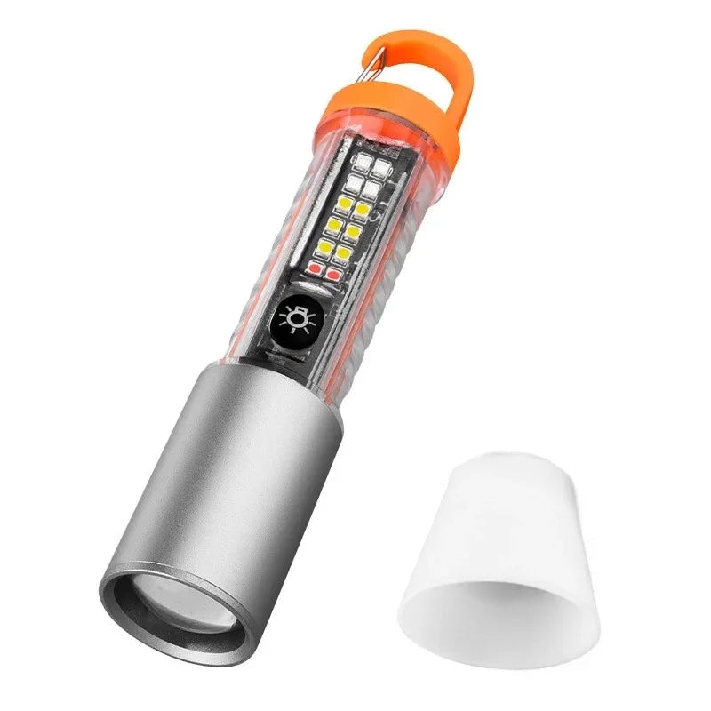 Linterna Led Con Zoom Optico Recargable HS-2302