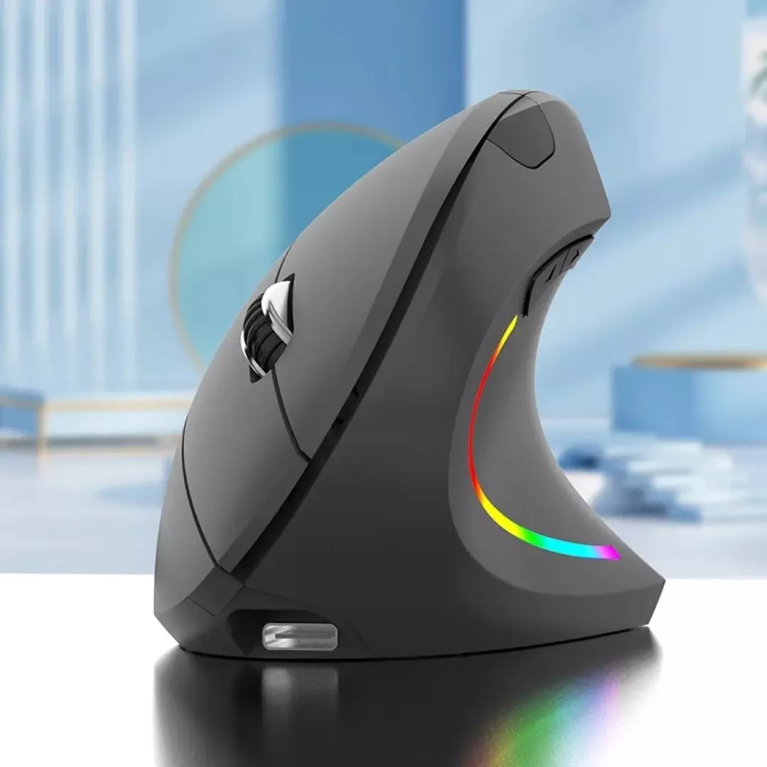 Mouse Ergonómico Inalambrico Recargable Jertech JR322