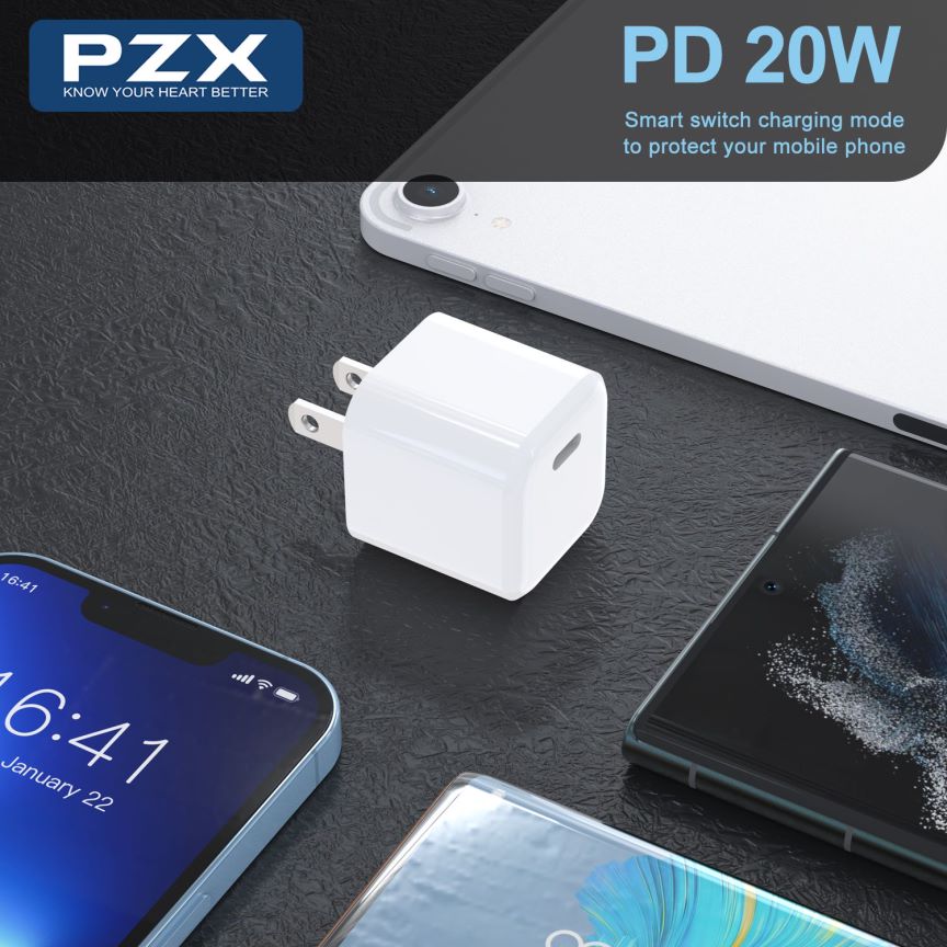 Cargador Para Celular Iphone 20W PZX P07