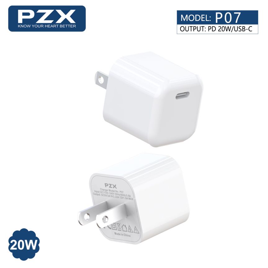 Cargador Para Celular Iphone 20W PZX P07