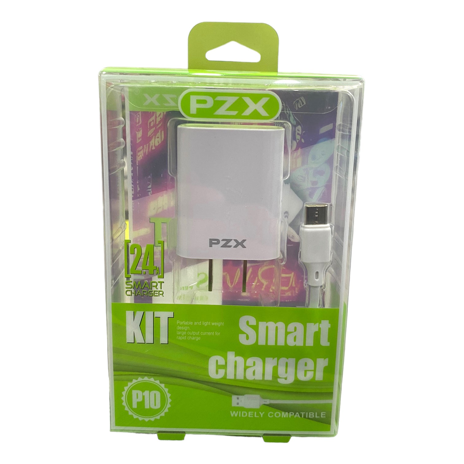 Cargador USB A Typec PZX P10