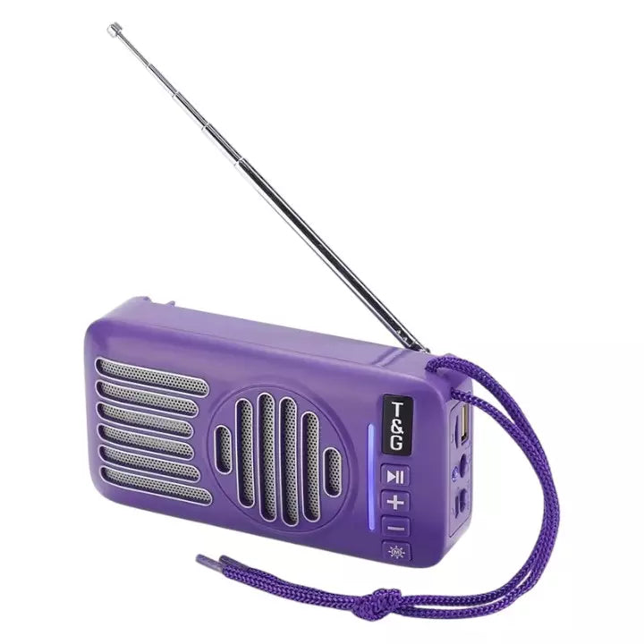 Radio Parlante T&G Inalámbrico Recargable TG-368