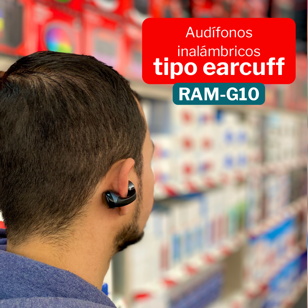 Audifono Bluetooth Tipo EarCuff RAM-G10