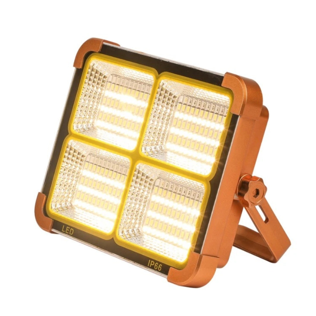 Reflector Luz Led Con Panel Solar S04