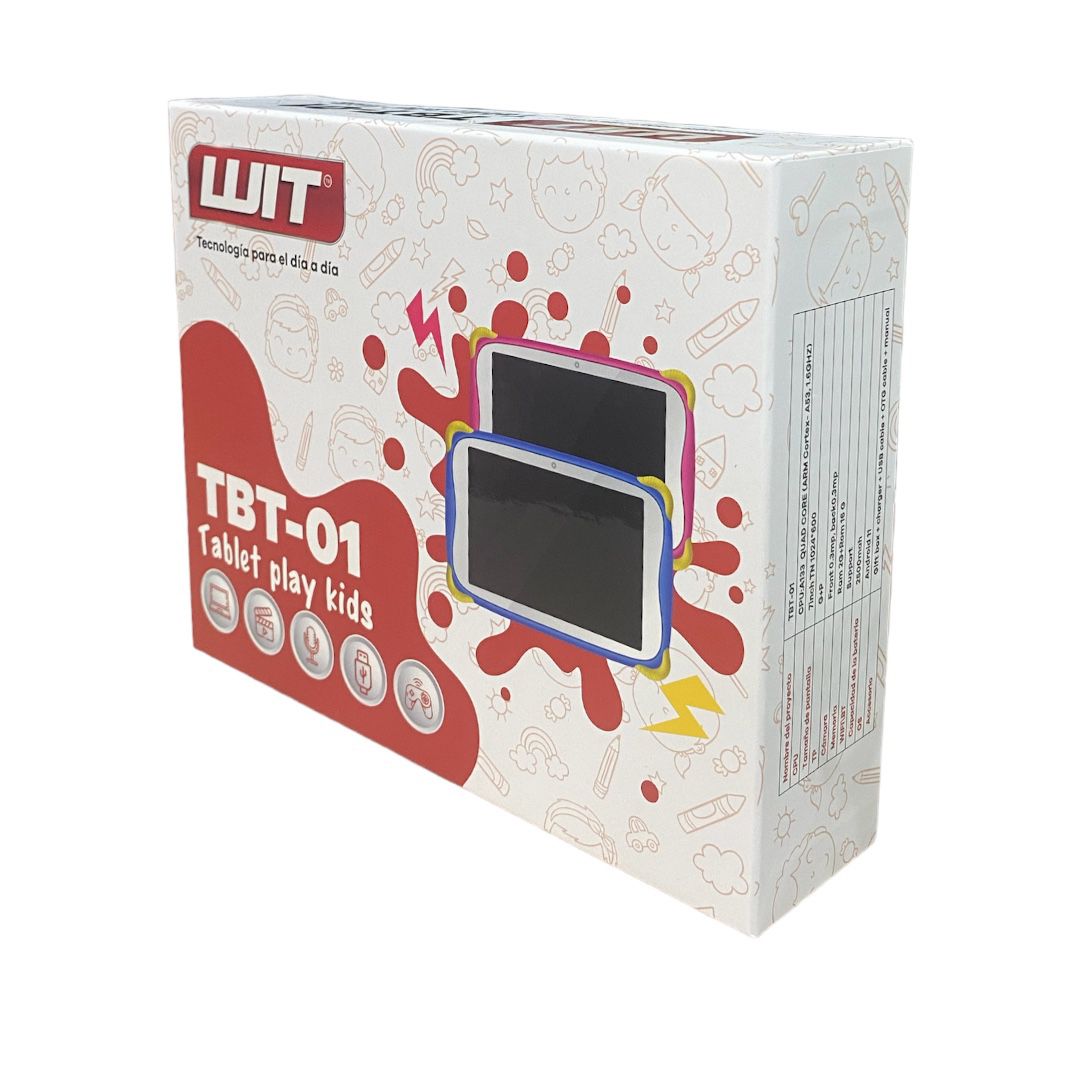 Tablet Kids 7" Wit TBT-01