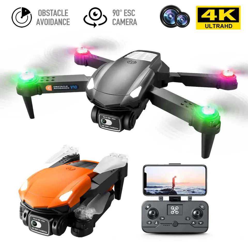 Drone Plegable Con Cámara ZFR Wifi V10