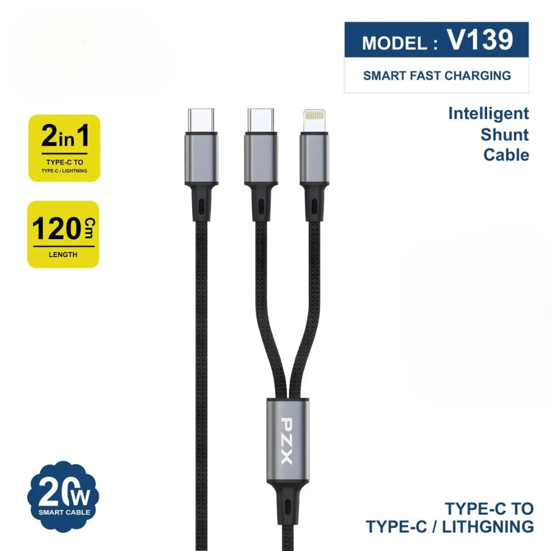 Cable PD A Tipo C / Iphone PZX V139