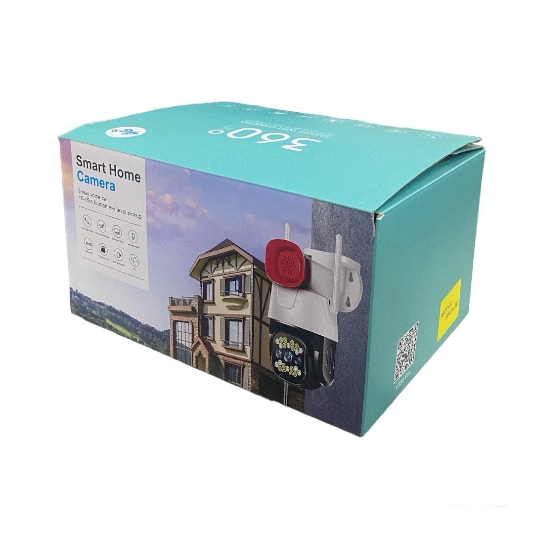 Camara Exterior Con Sirena 360° Con Sim YW26