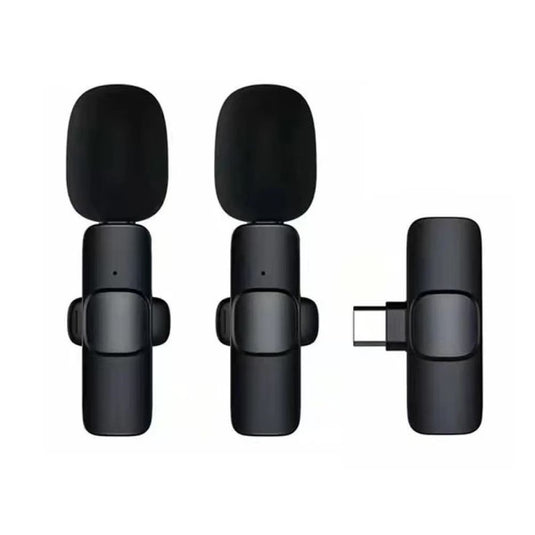 Micrófono inalámbrico recargable para celular Tablet cámara tipo c F2 –  MEIKO