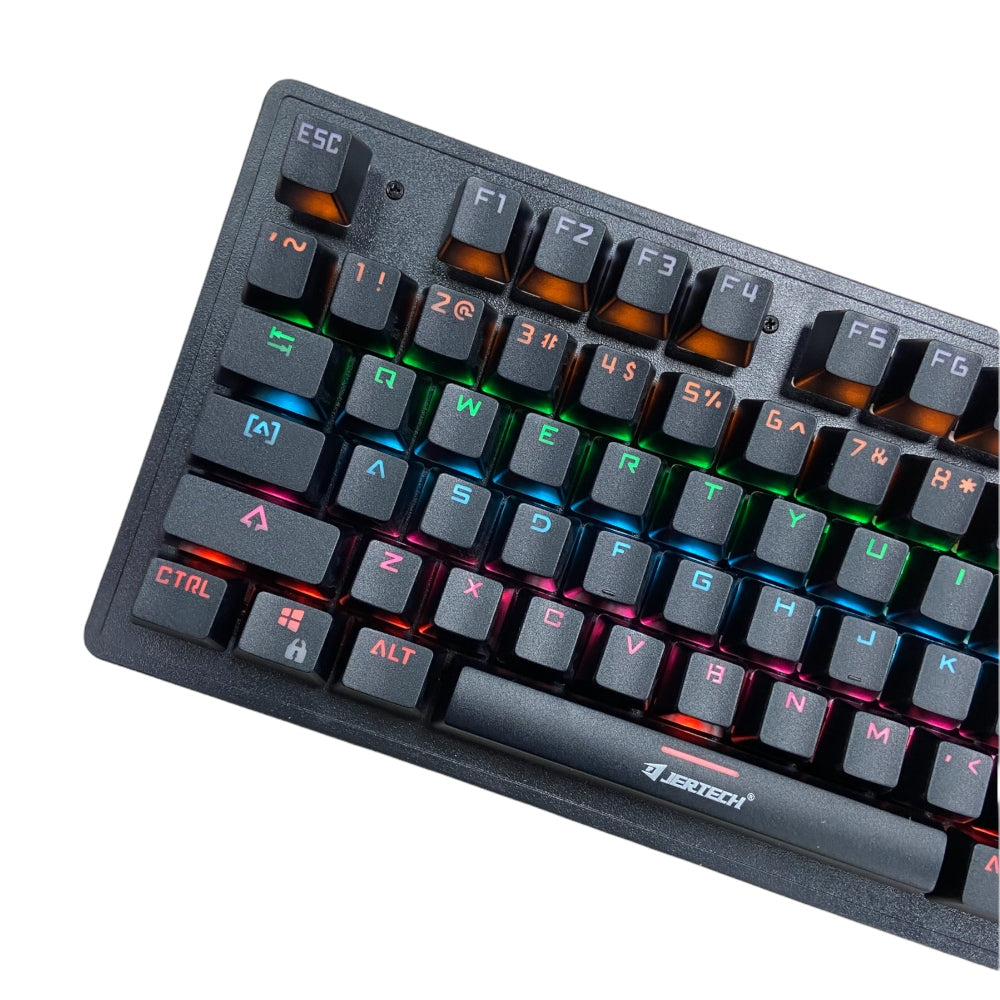 Teclado Mecánico Alámbrico RGB Jertech Sprint JK520