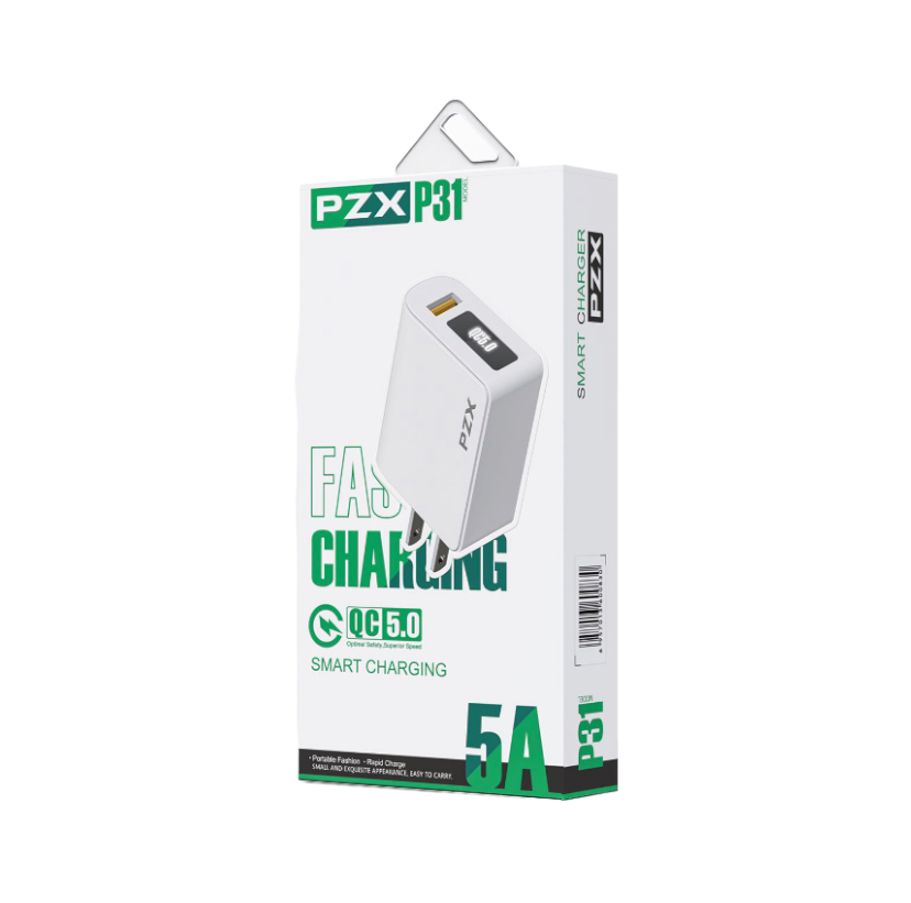 Cargador P/Celular 5A QC 5.0 PZX P31